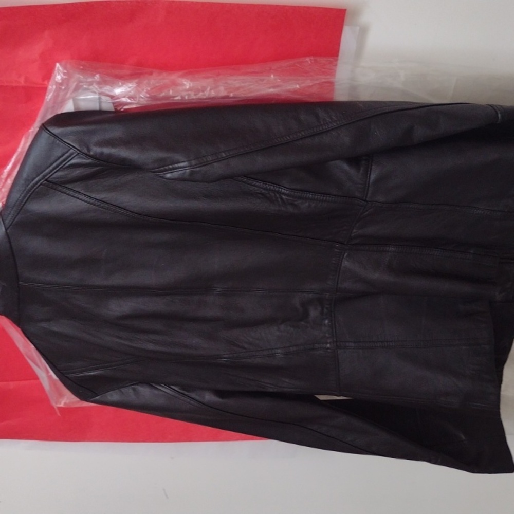 Ann Klein Vintage Lamb Leather Beautifully Cut in Back - Picture 15 of 16